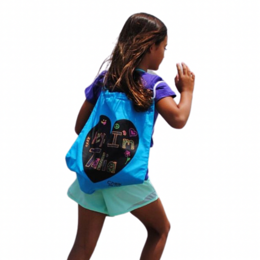 Heart Drawstring Bag includes Tie Dye Kit and a 4 Piece Chalk Marker Pack