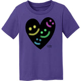 Toddler Heart T-Shirt w/6 Pack Chalk