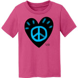 Toddler Heart T-Shirt w/6 Pack Chalk