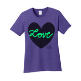 Adult Women's Heart T-shirt w/ 3-Pack Chalk Markers