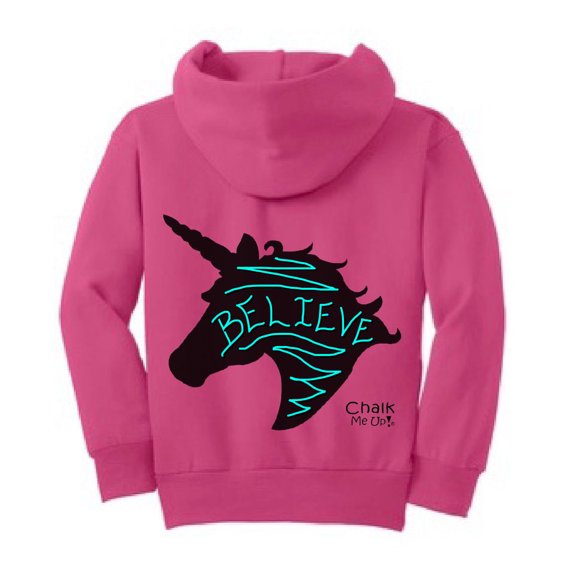 Youth Unicorn Hoodie w 3 Chalk Markers