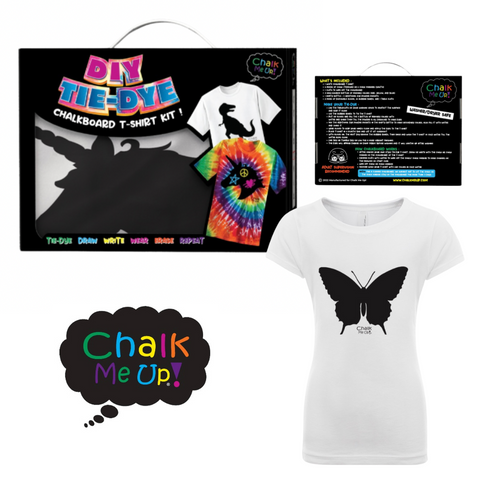 DIY Tie-Dye Chalkboard T-Shirt Kit - Youth Butterfly