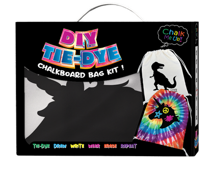 Unicorn Drawstring Bag includes Tie Dye Kit and a 4 Piece Chalk Marker Pack