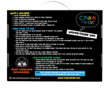 Toddler Shark Drawstring Bag includes Tie Dye Kit and a 6 Piece Chalk Pack