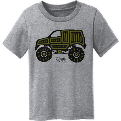 Toddler Truck T-Shirt w/6 Pack Chalk