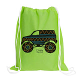 Truck Drawstring Backpack w/2 Chalk Markers