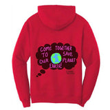 Adult Men's Speech Bubble Hoodie w/3 Chalk Markers