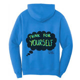 Adult Men's Speech Bubble Hoodie w/3 Chalk Markers