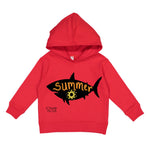 Toddler Shark Hoodie w/6 Pack Chalk