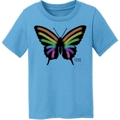 Toddler Butterfly T-Shirt w/6 Pack Chalk