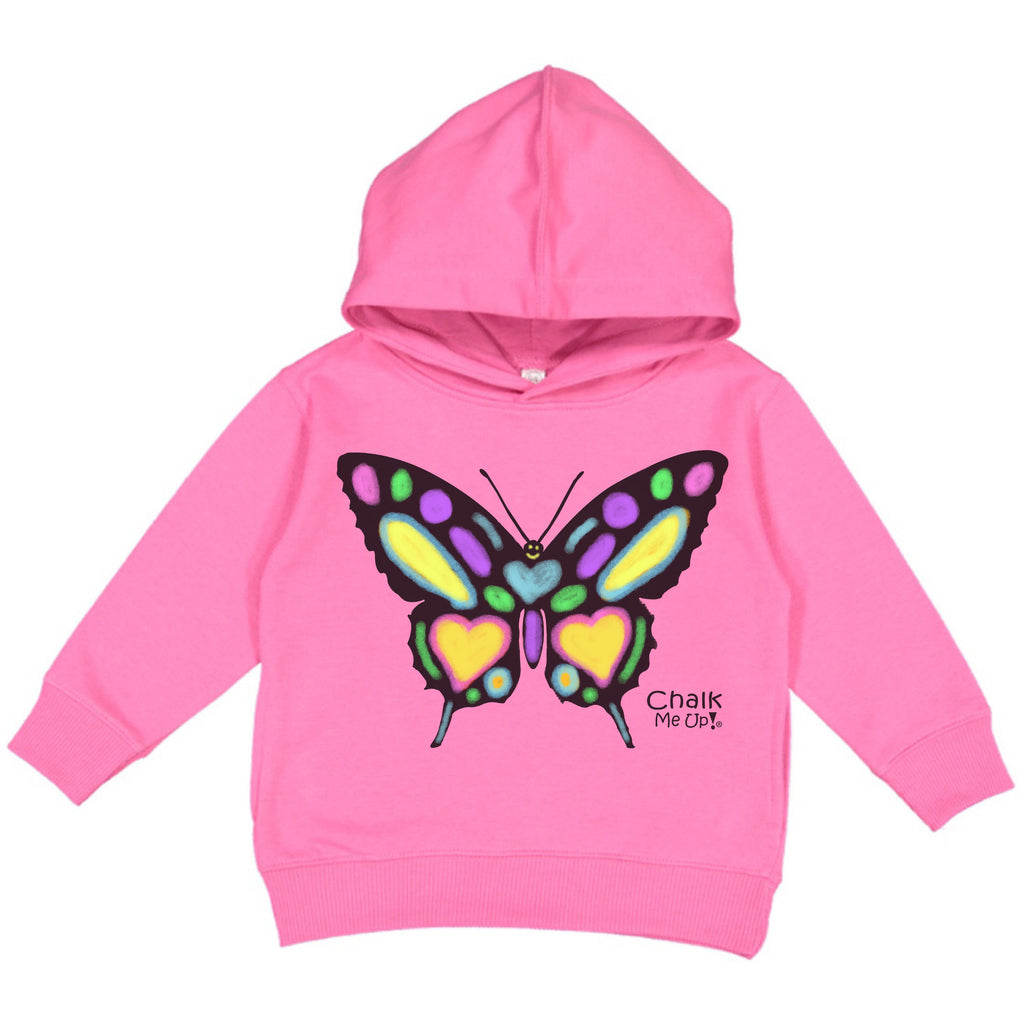 Pink butterfly top hoodie