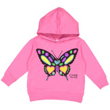 Toddler Butterfly Hoodie w/6 Pack Chalk