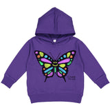 Toddler Butterfly Hoodie w/6 Pack Chalk