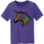 Toddler Unicorn T-Shirt w/6 Pack Chalk