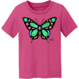 Toddler Butterfly T-Shirt w/6 Pack Chalk