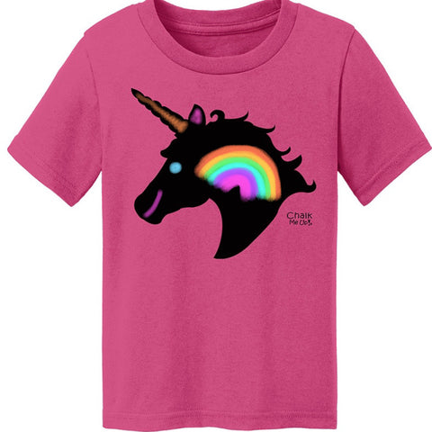 Toddler Unicorn T-Shirt w/6 Pack Chalk