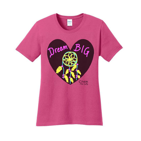 Adult Women's Heart T-shirt w/ 3-Pack Chalk Markers