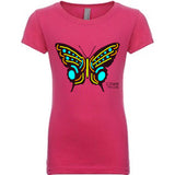Youth Butterfly T-Shirt w/3 Chalk Markers