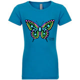 Youth Butterfly T-Shirt w/3 Chalk Markers